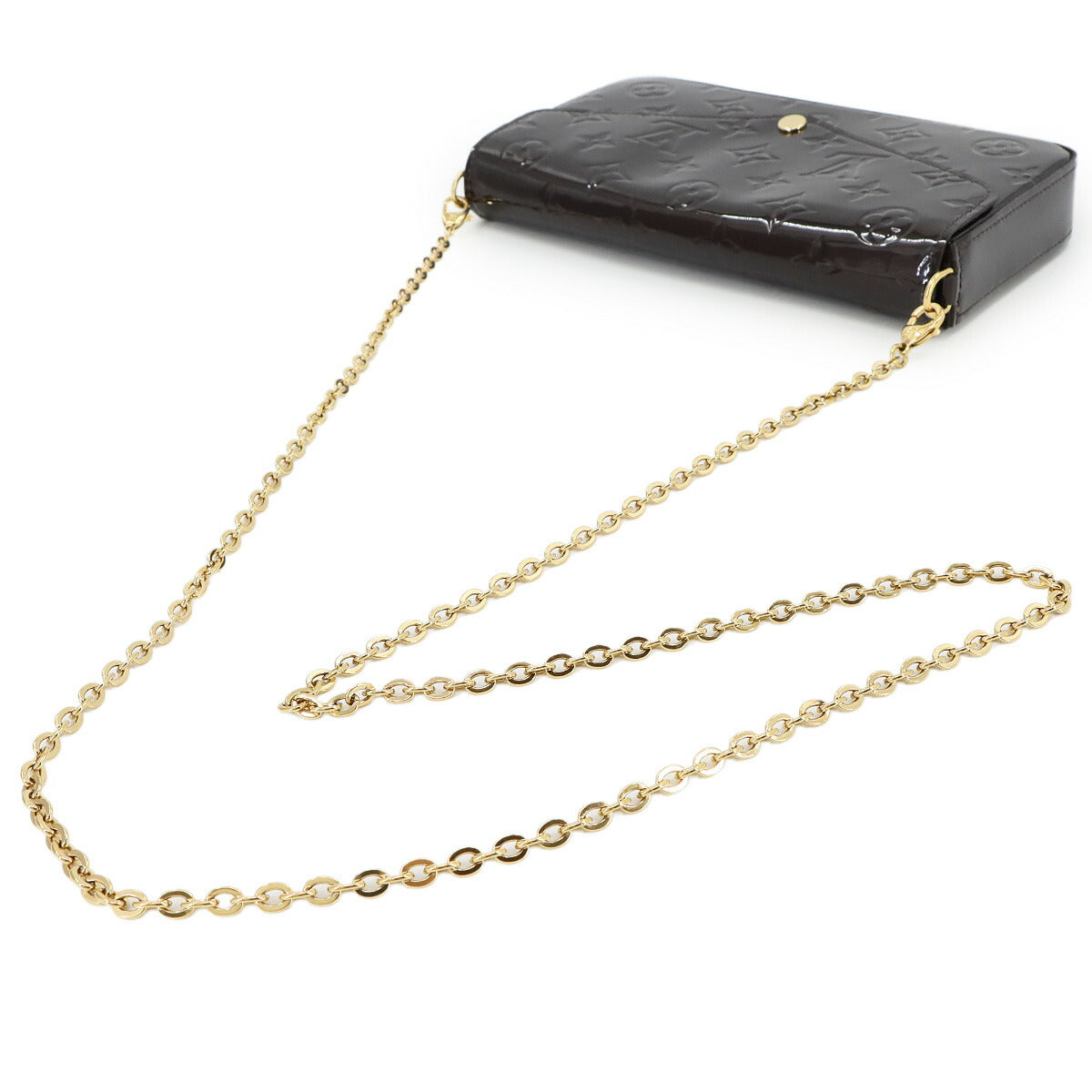 Monogram Vernis Pochette Felicie Amarante M61267