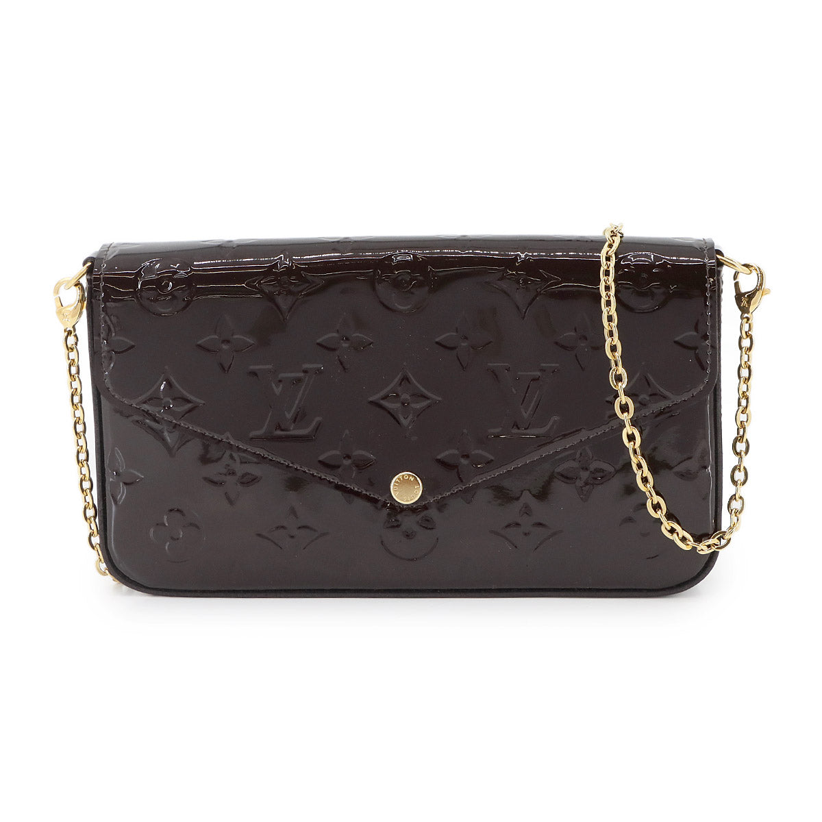 Monogram Vernis Pochette Felicie Amarante M61267
