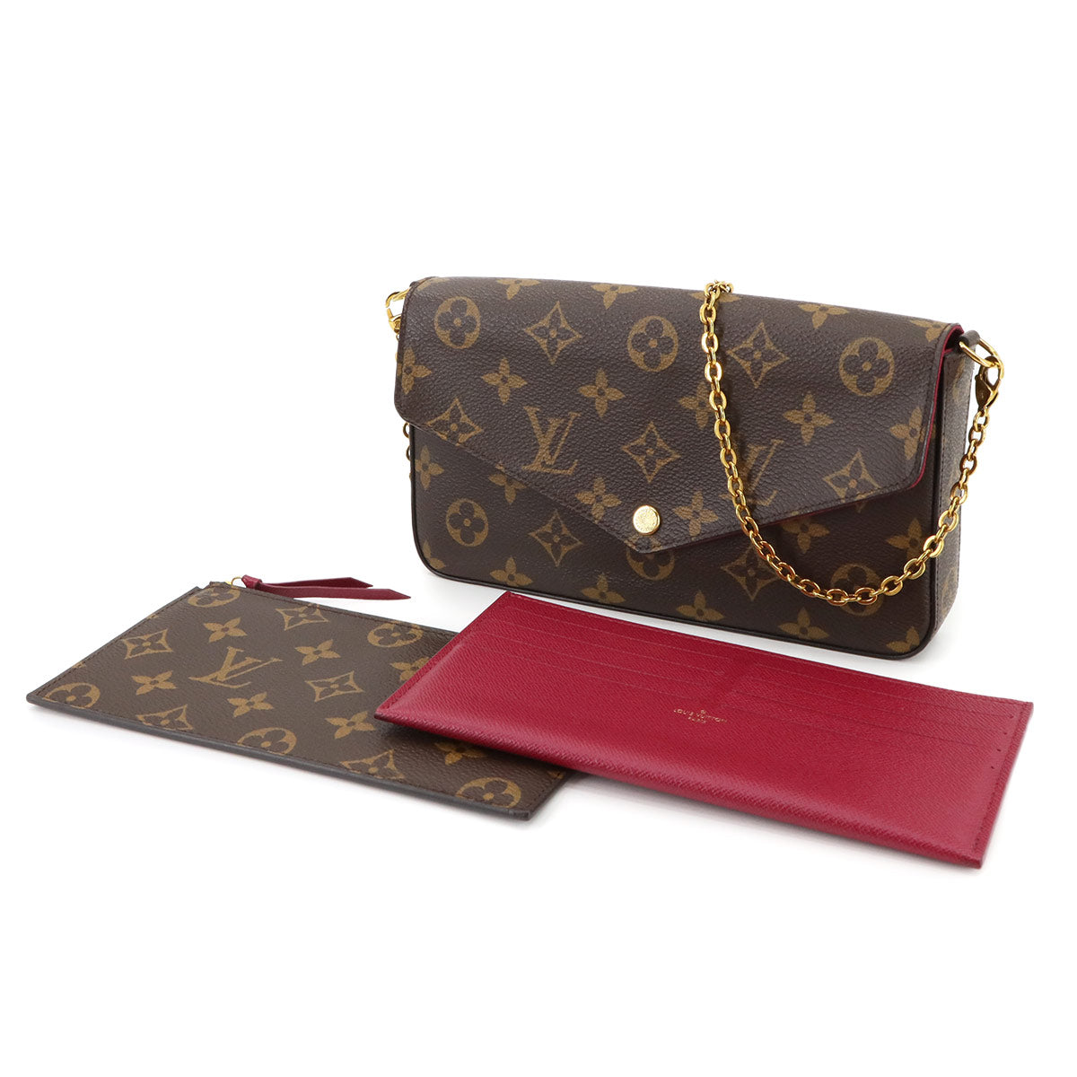 Monogram Felicie Pochette Wallet Brown M81896 Purse