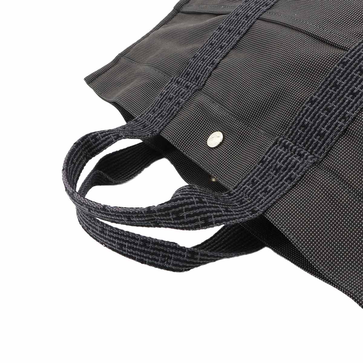 Herline Tote MM Bag Canvas Gray Unisex Purse