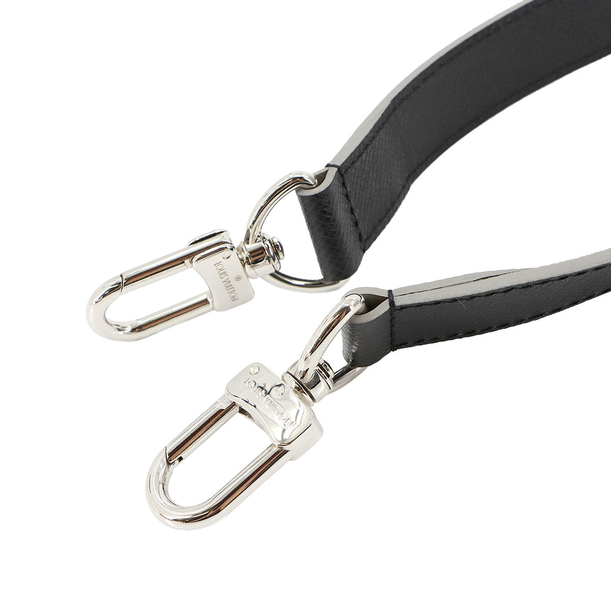 Taiga Shoulder Strap Leather Black Gray