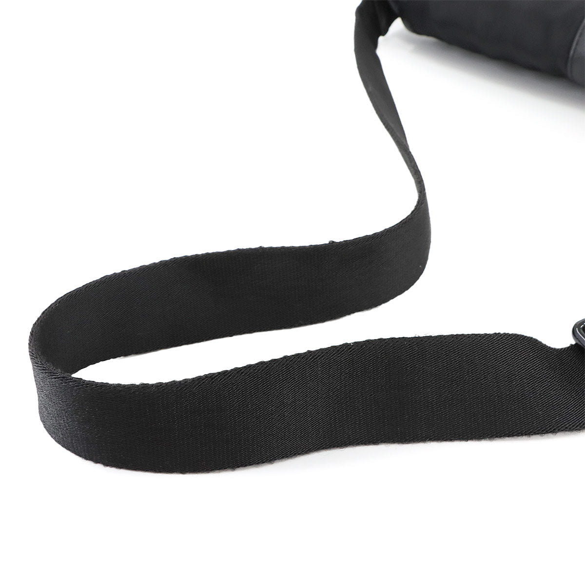 Messenger Bag Canvas Leather Black Purse