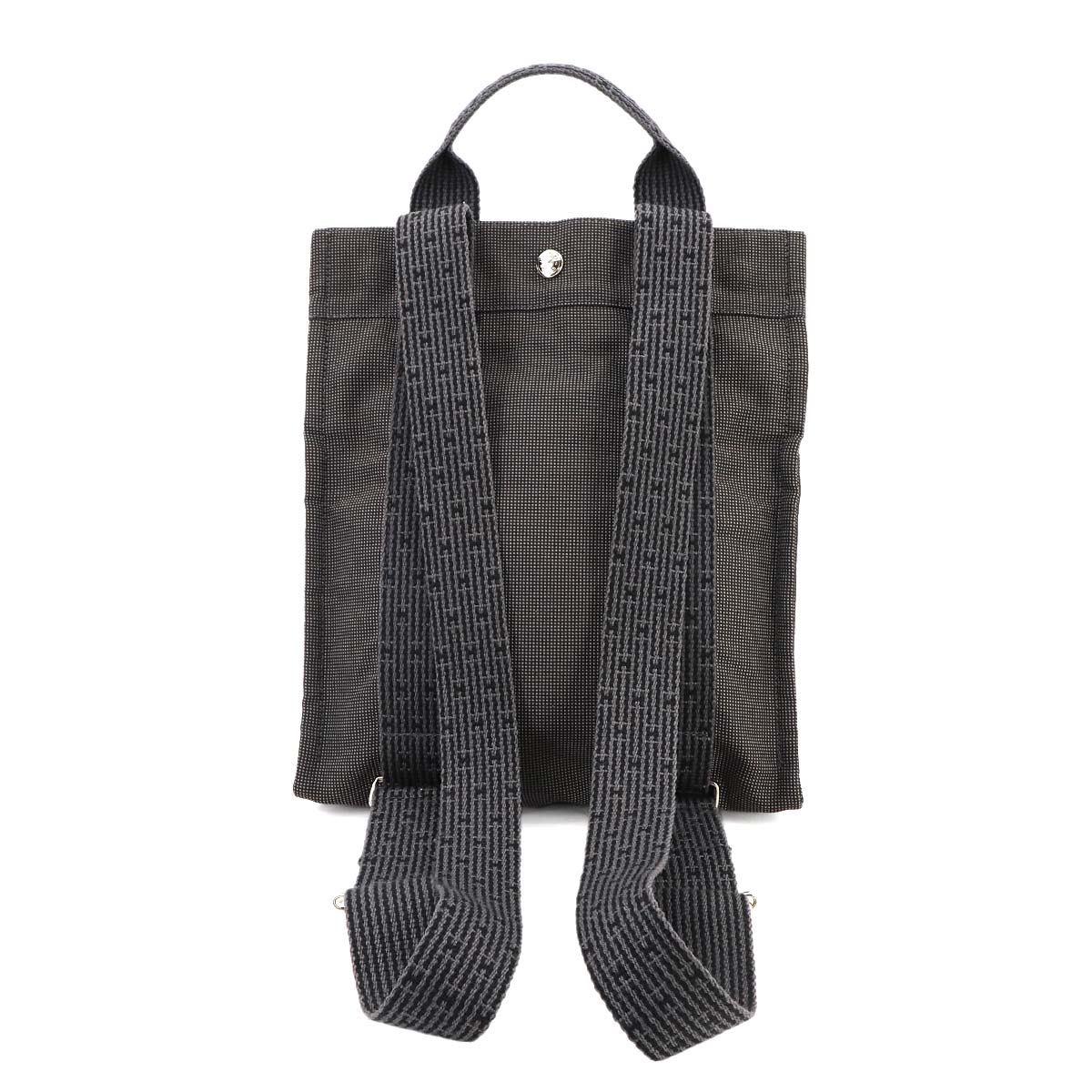 Her Line Ad PM Backpack Canvas Gray Purse