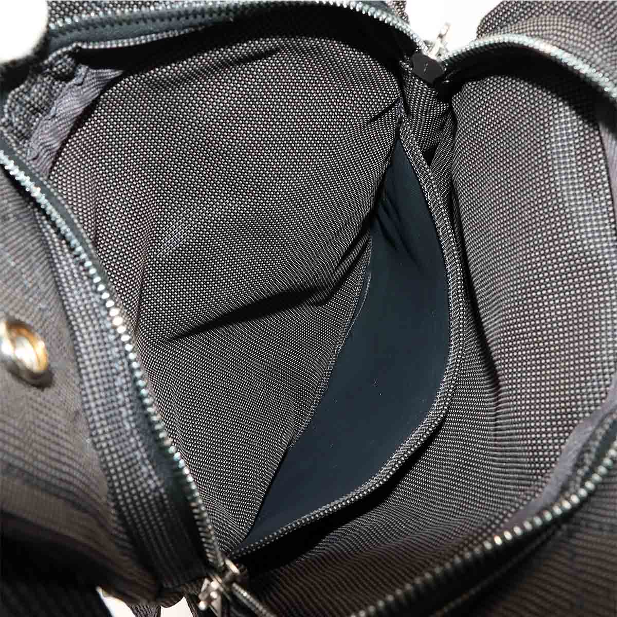 Her Line Ad PM Backpack Canvas Gray Purse