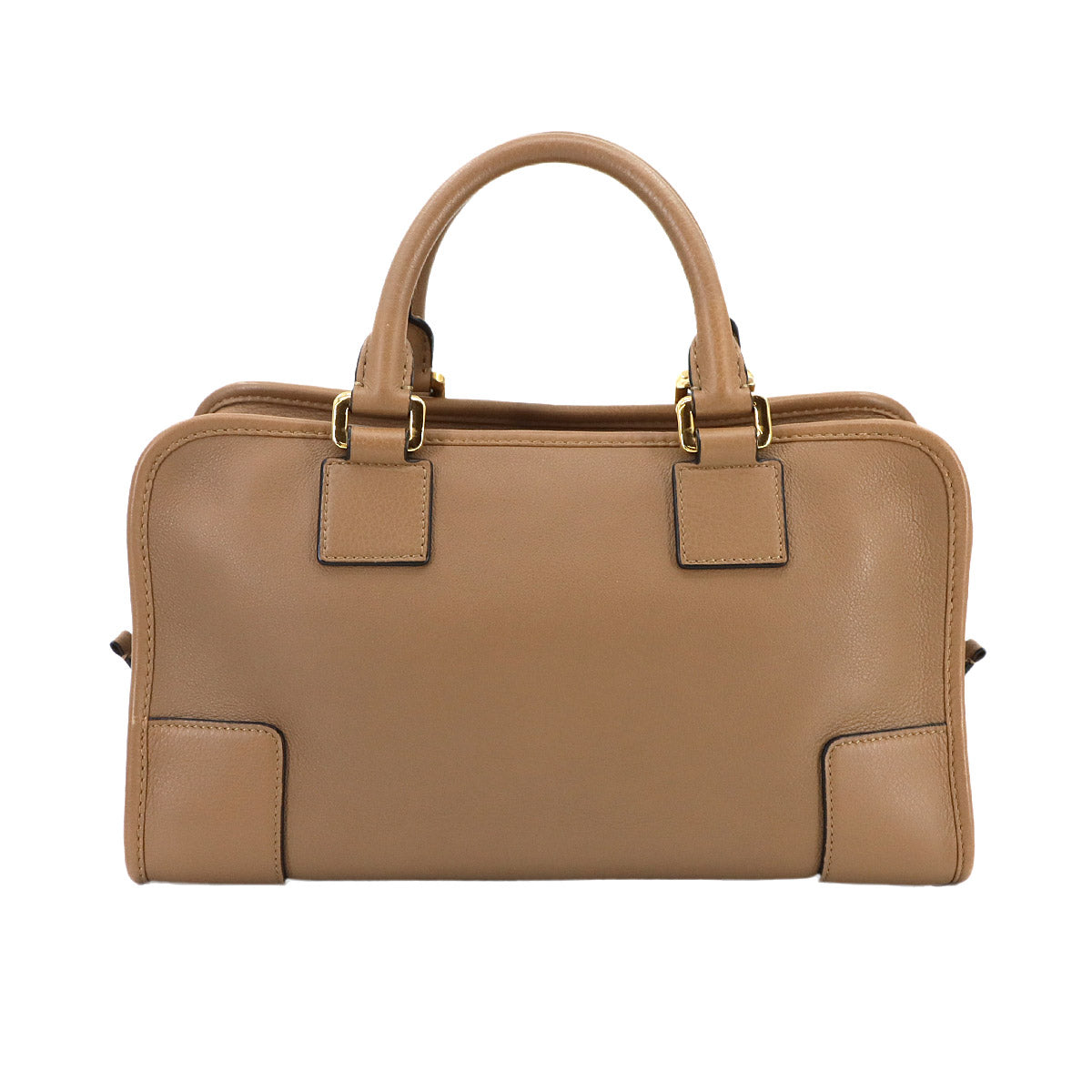 Amazona 28 Hand Shoulder Bag Leather Brown Anagram Purse