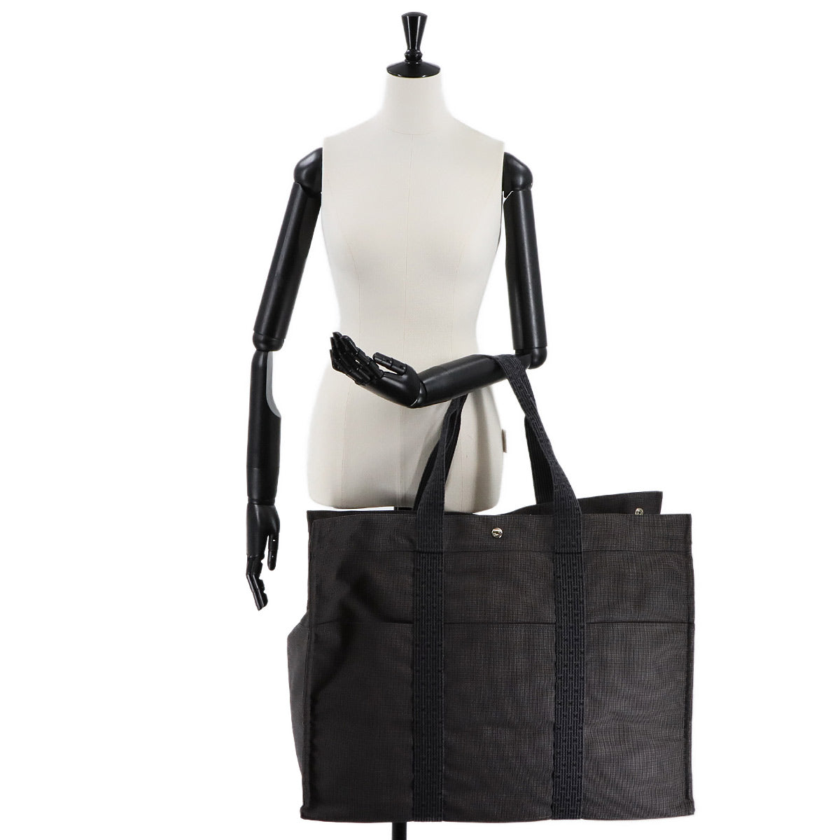 Herline Tote TGM Bag Canvas Gray Purse