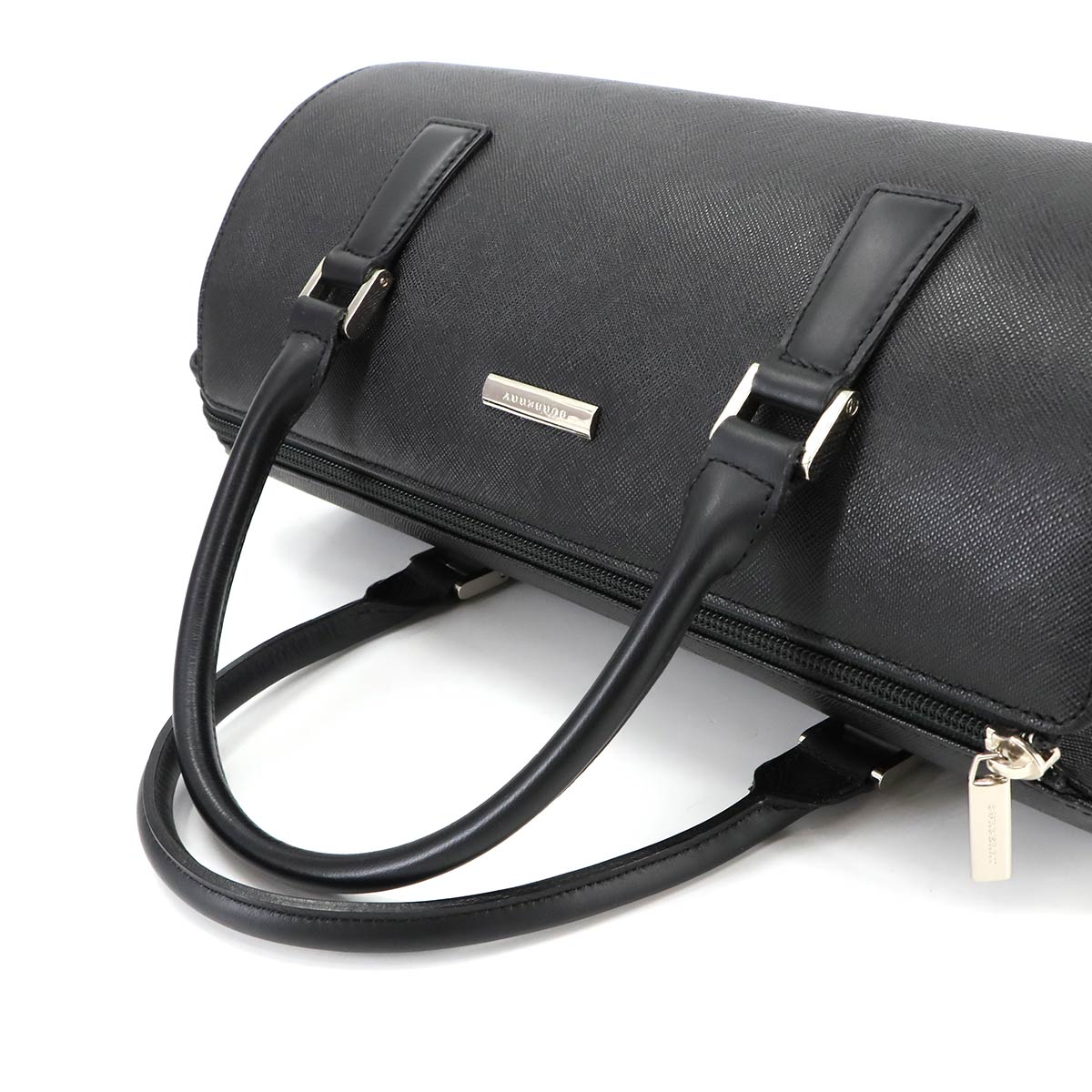 Hand Bag Leather Black Purse