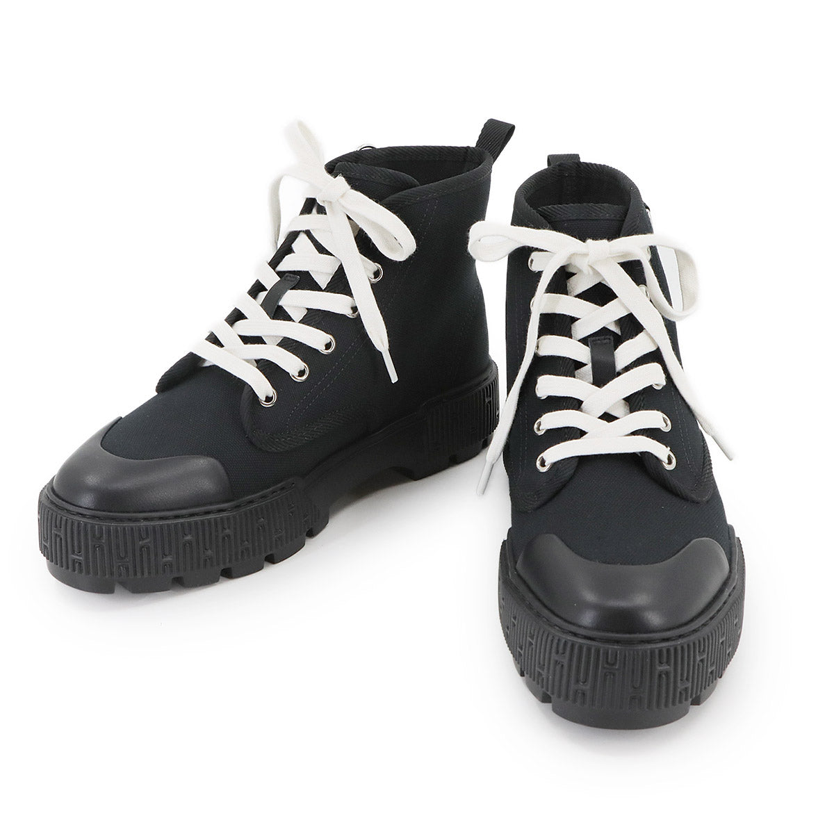 Itineraire Hi cut Sneakers Canvas Black 38 Women's