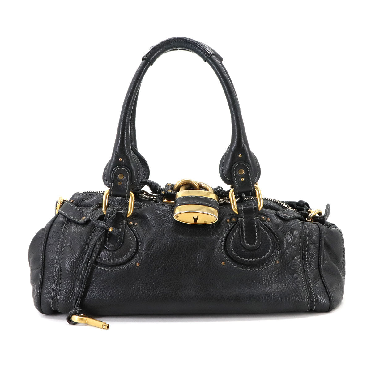 Paddington Hand Bag Leather Black Purse