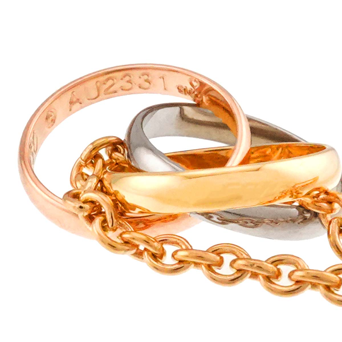 Trinity Necklace 18K YG WG PG 750