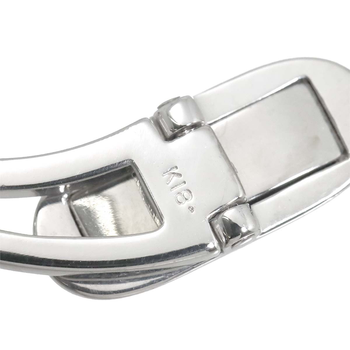 Black Pearl 9.0mm Cufflinks 18K White Gold 750