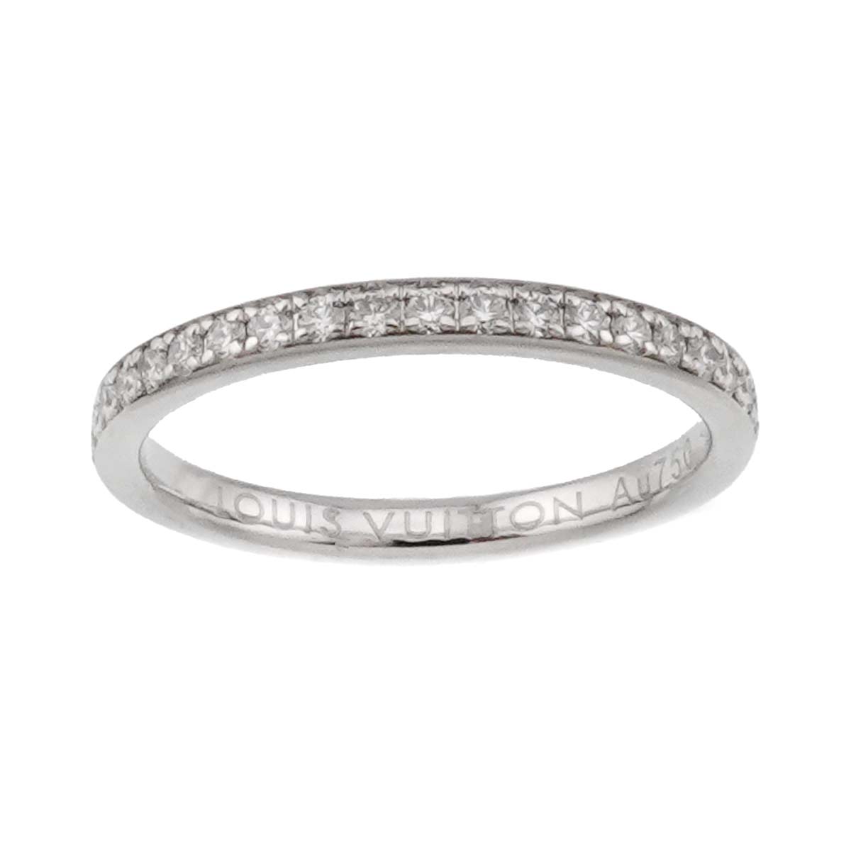Alliance Full Eternity Diamond Ring 18K WG size47 4(US)