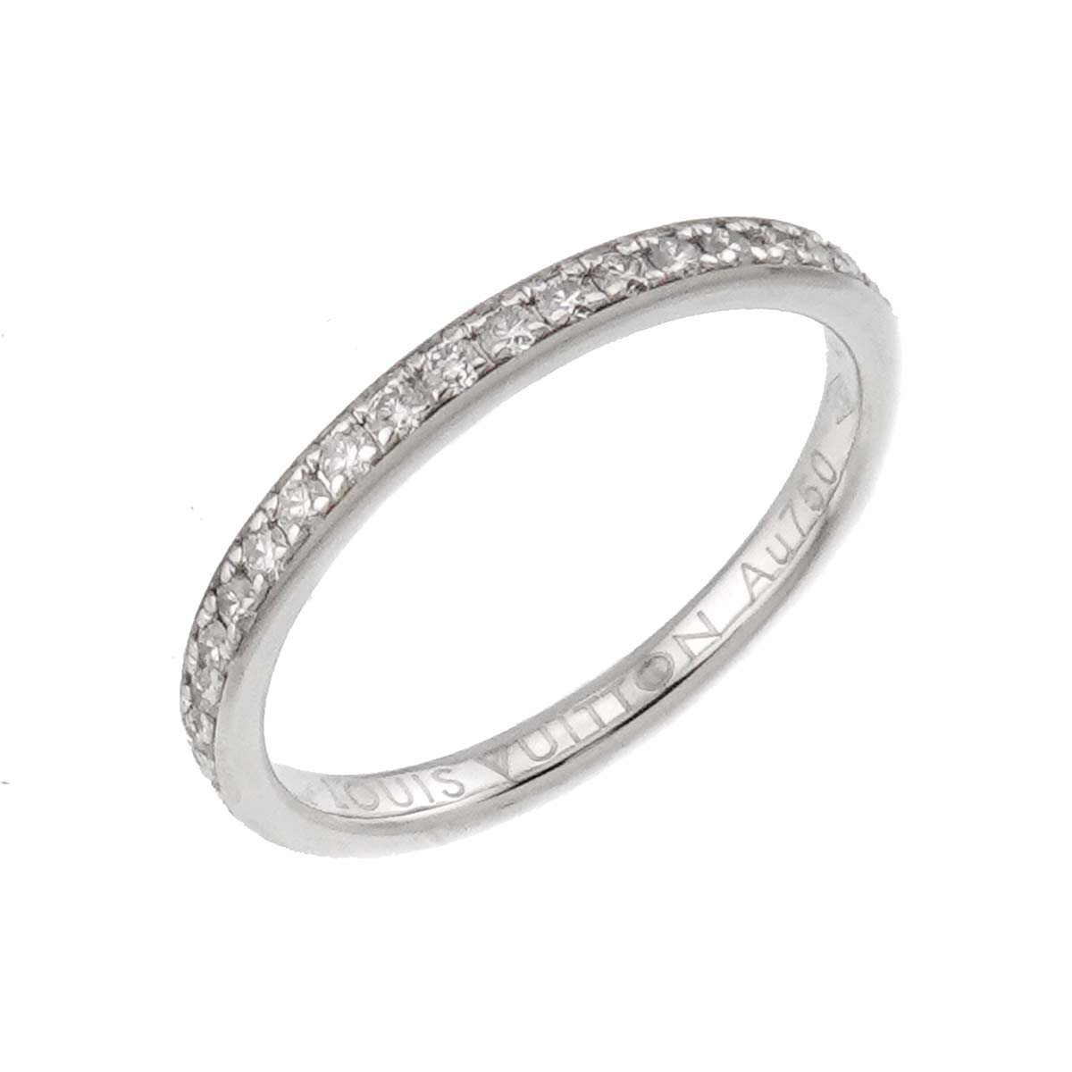 Alliance Full Eternity Diamond Ring 18K WG size47 4(US)