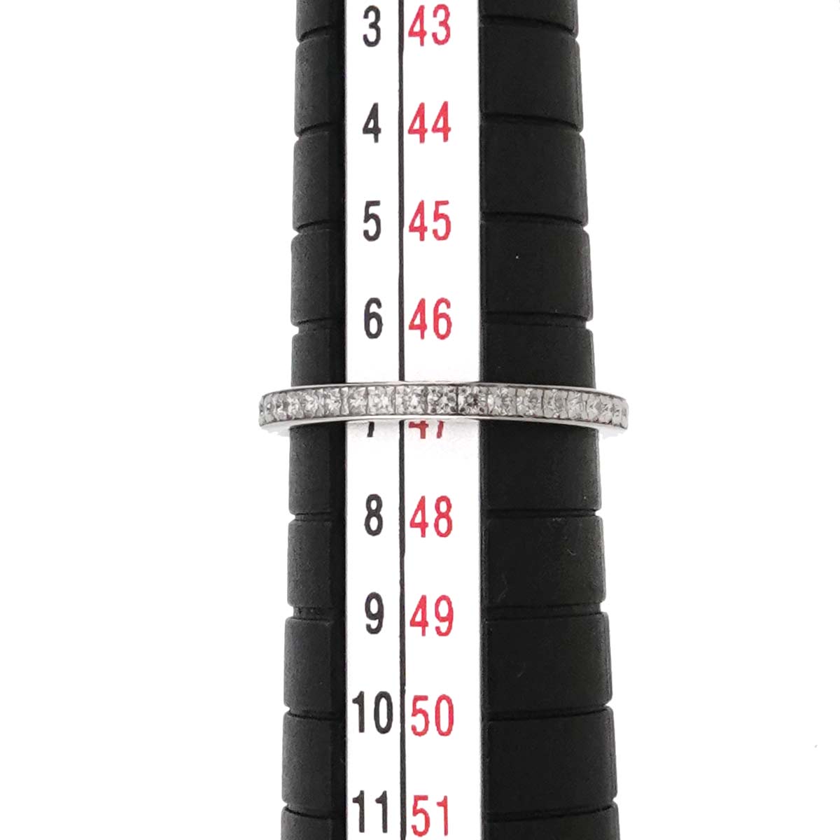 Alliance Full Eternity Diamond Ring 18K WG size47 4(US)