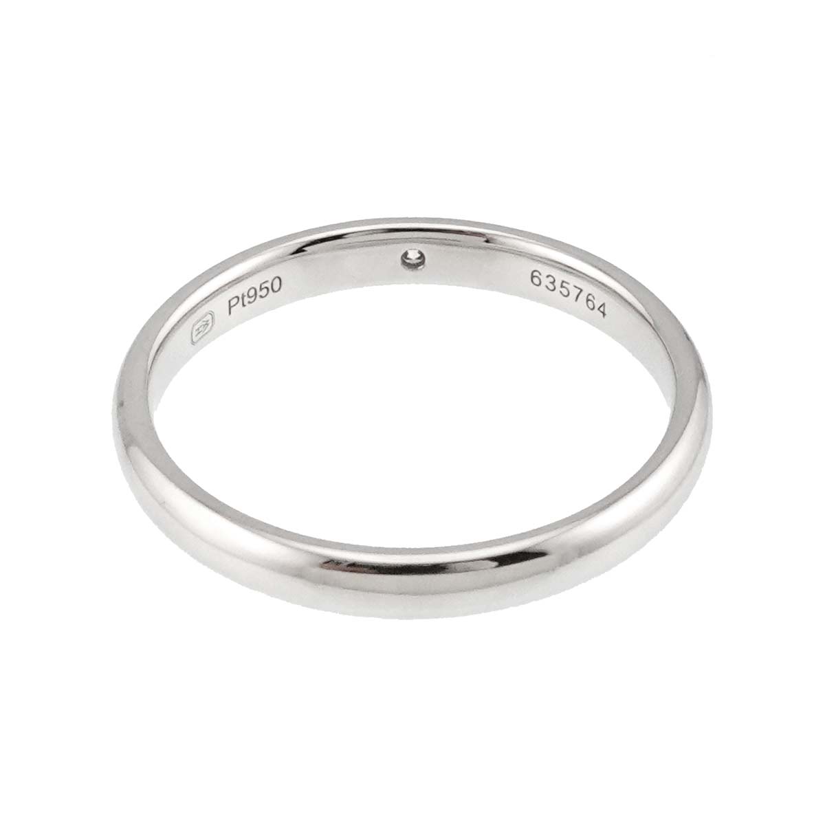 Diamond Ring Pt Platinum size9-9.5(US)