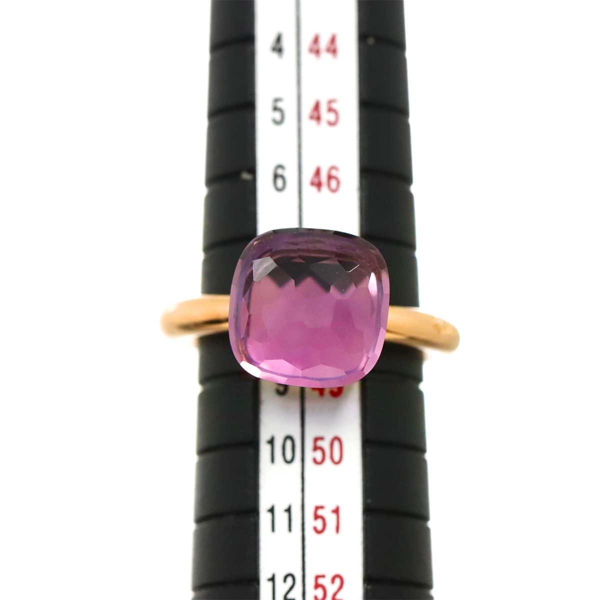 Amethyst Classic Ring 18K PG WG 750 size48 4.5(US)