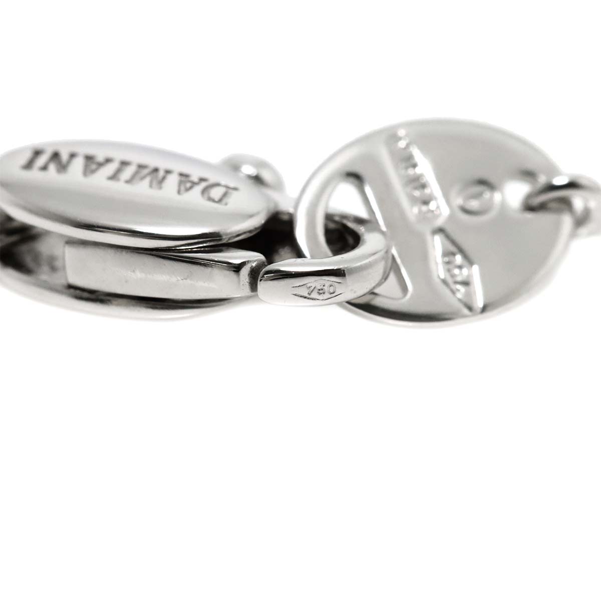 D-SIDE Lapis Lazuli Diamond 5P Necklace 18K WG 750