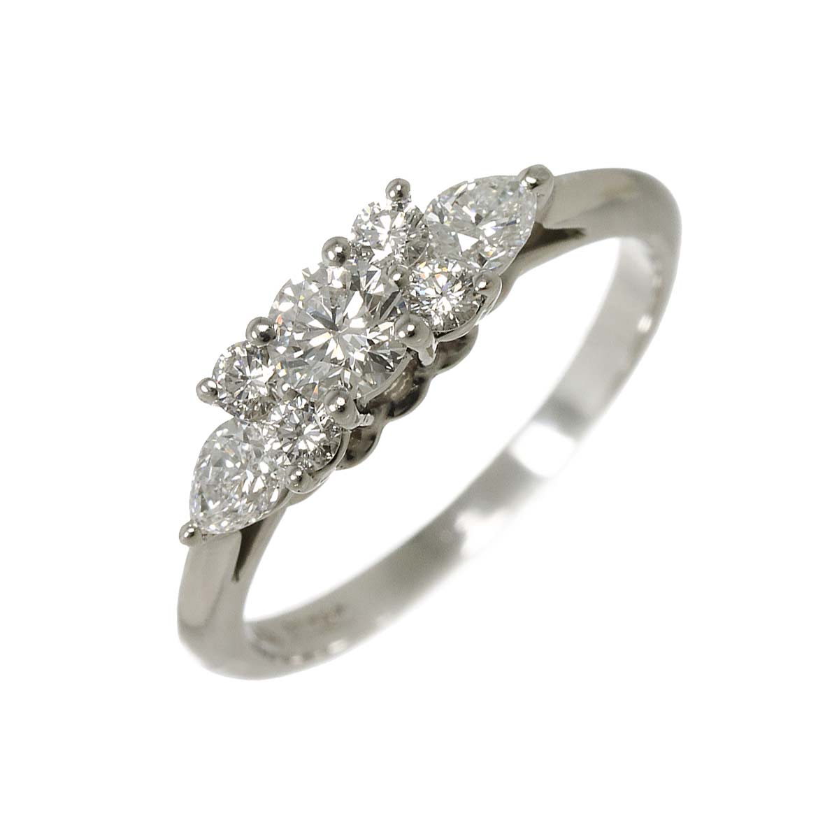 Diamond Ring Platinum size5.25(US)