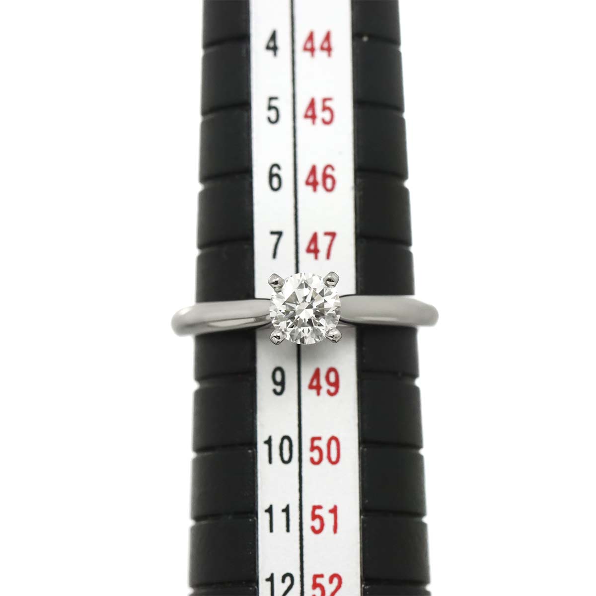 Diamond 0.40ct H/VVS2/EX Ring Pt Size48 4.5(US)