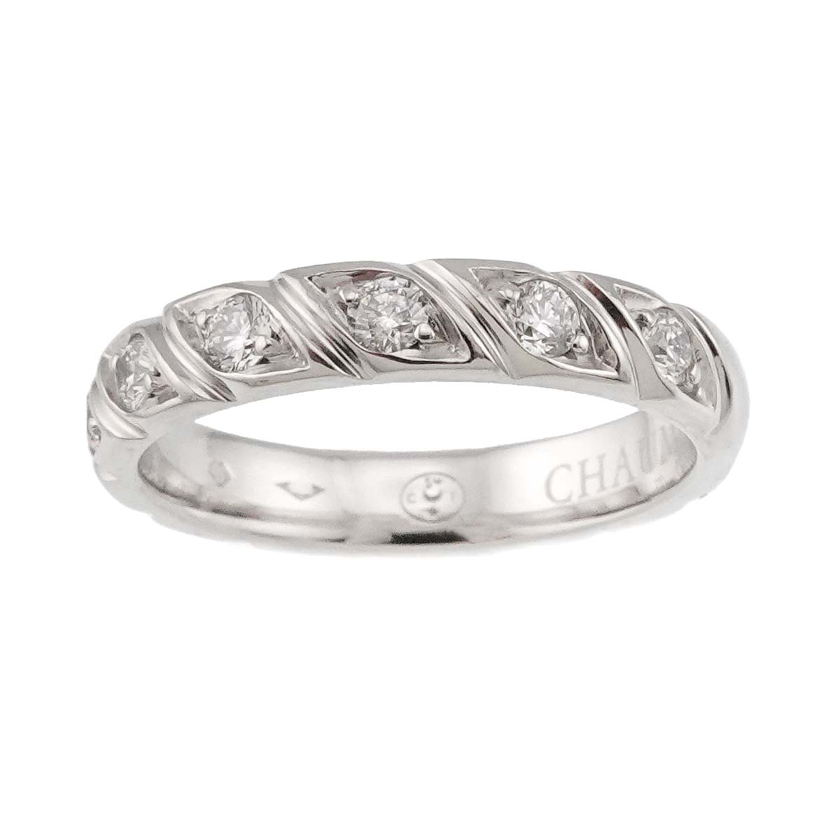 Torsade Diamond Ring Pt Platinum size5.5-5.75(US)