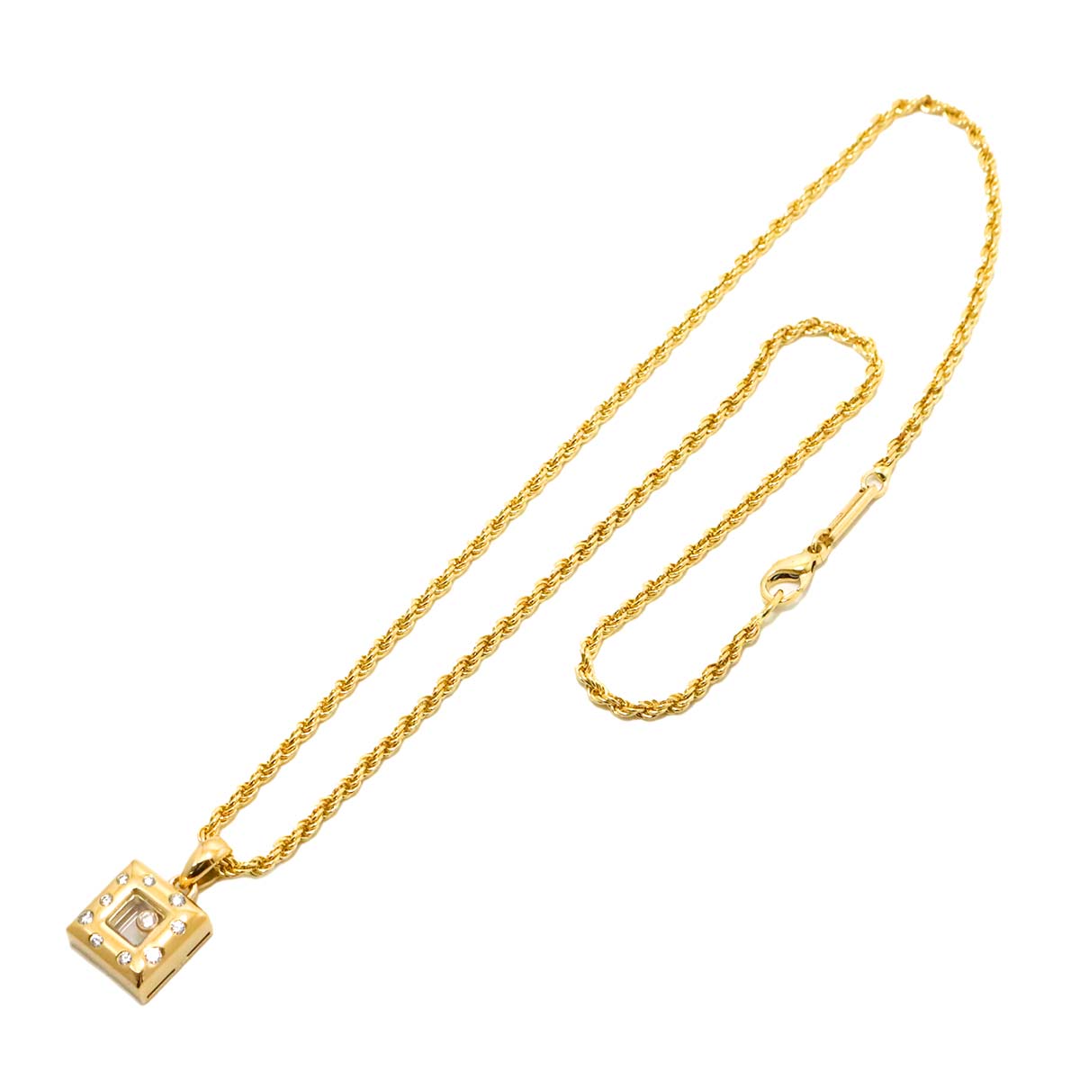 Happy Diamond Necklace 18K Yellow Gold 750