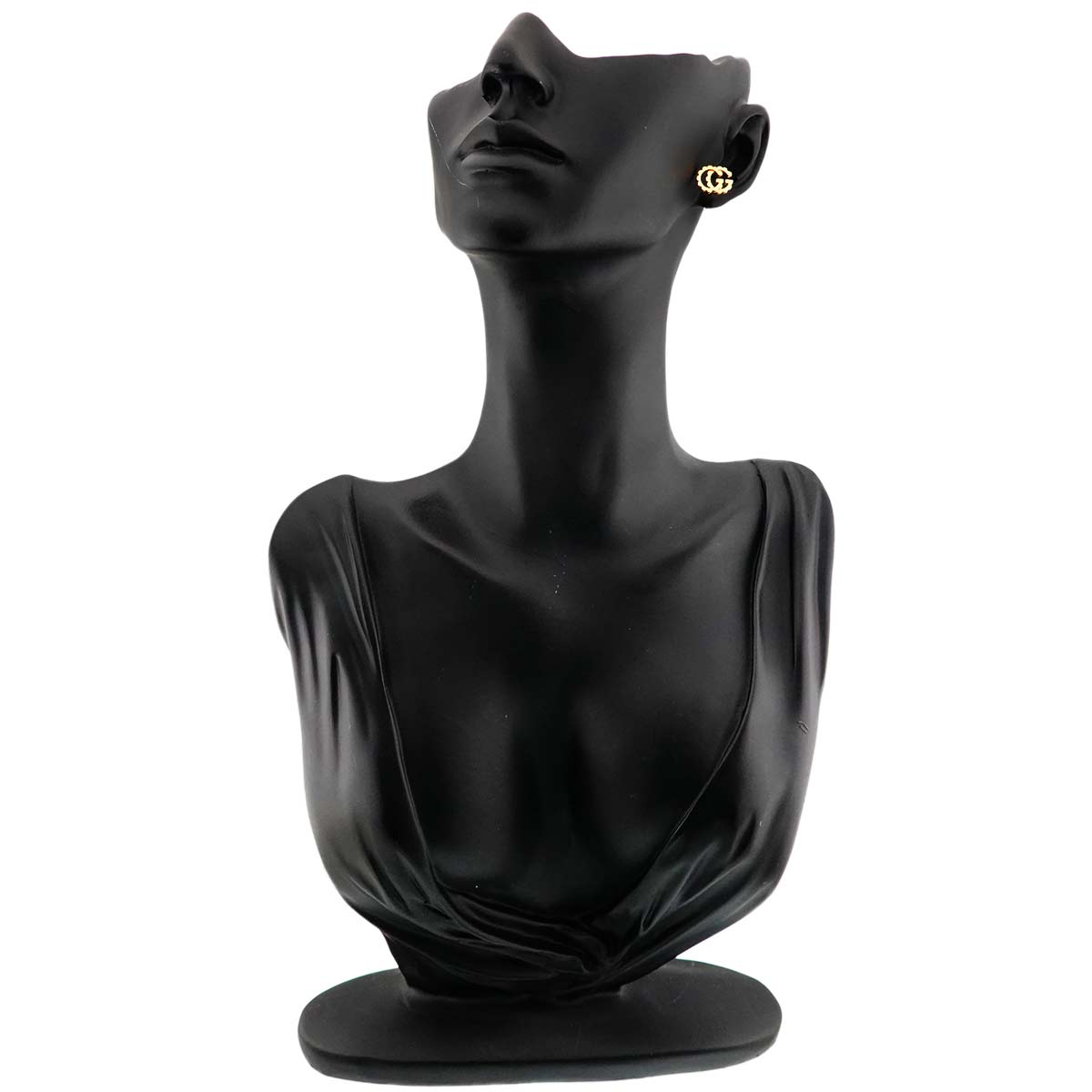 Logo Earrings Pierced 18K Yellow Gold 750