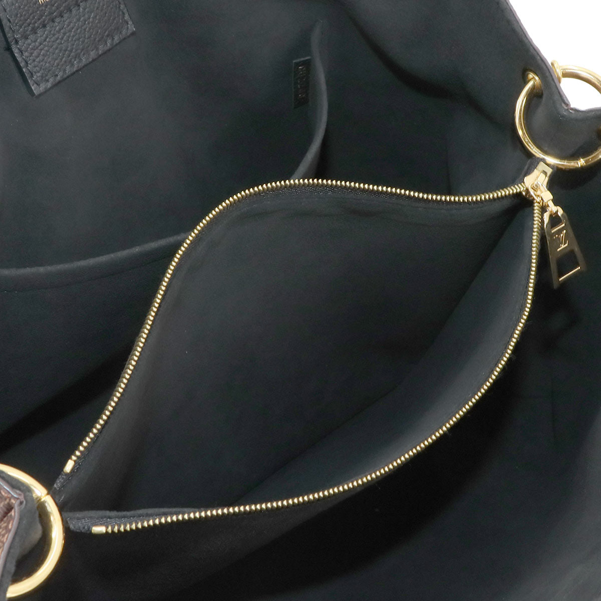 Damier LV Riverside Tote Shoulder Bag Ebene Noir N40050