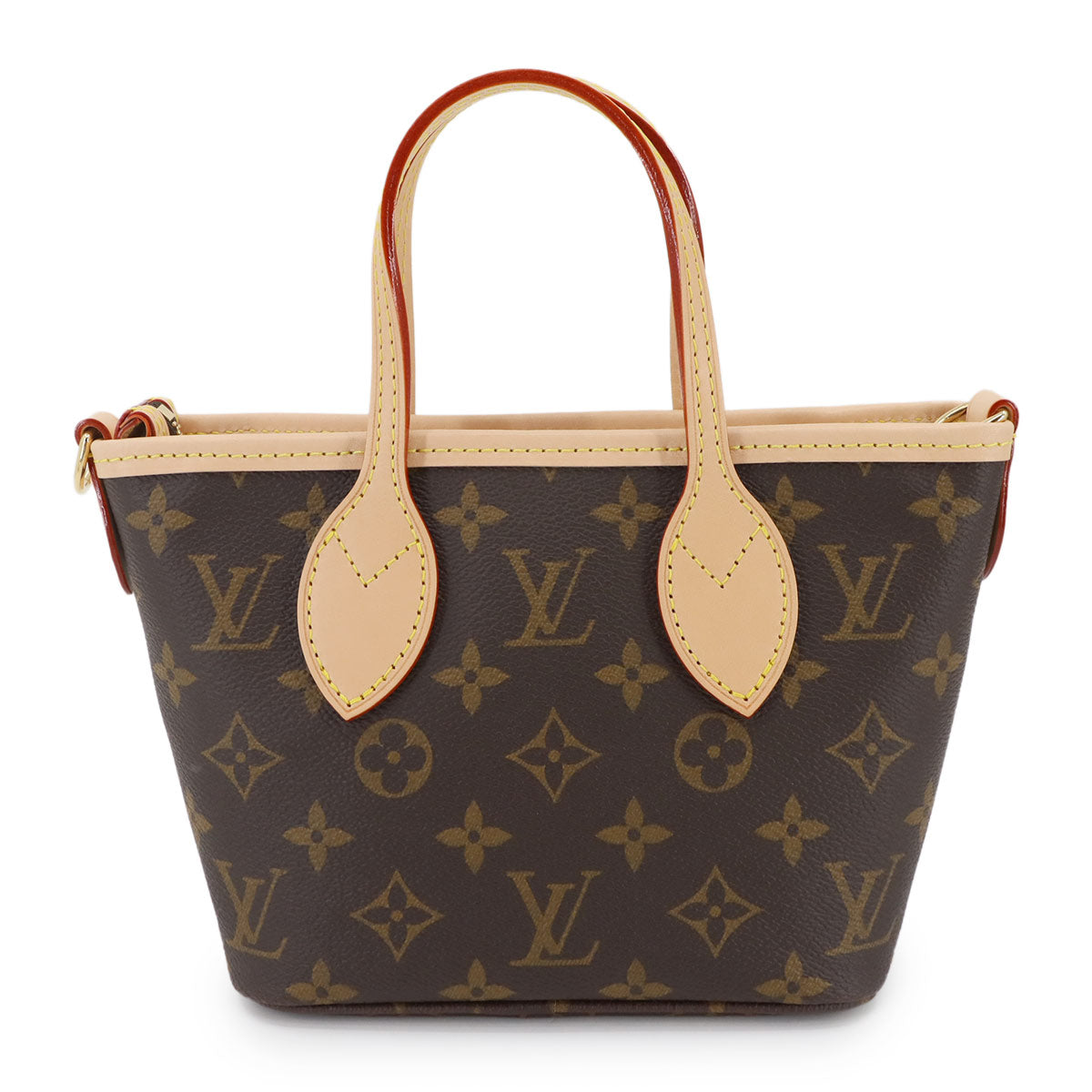 Monogram Neverfull BB Tote Shoulder Bag Brown M46705
