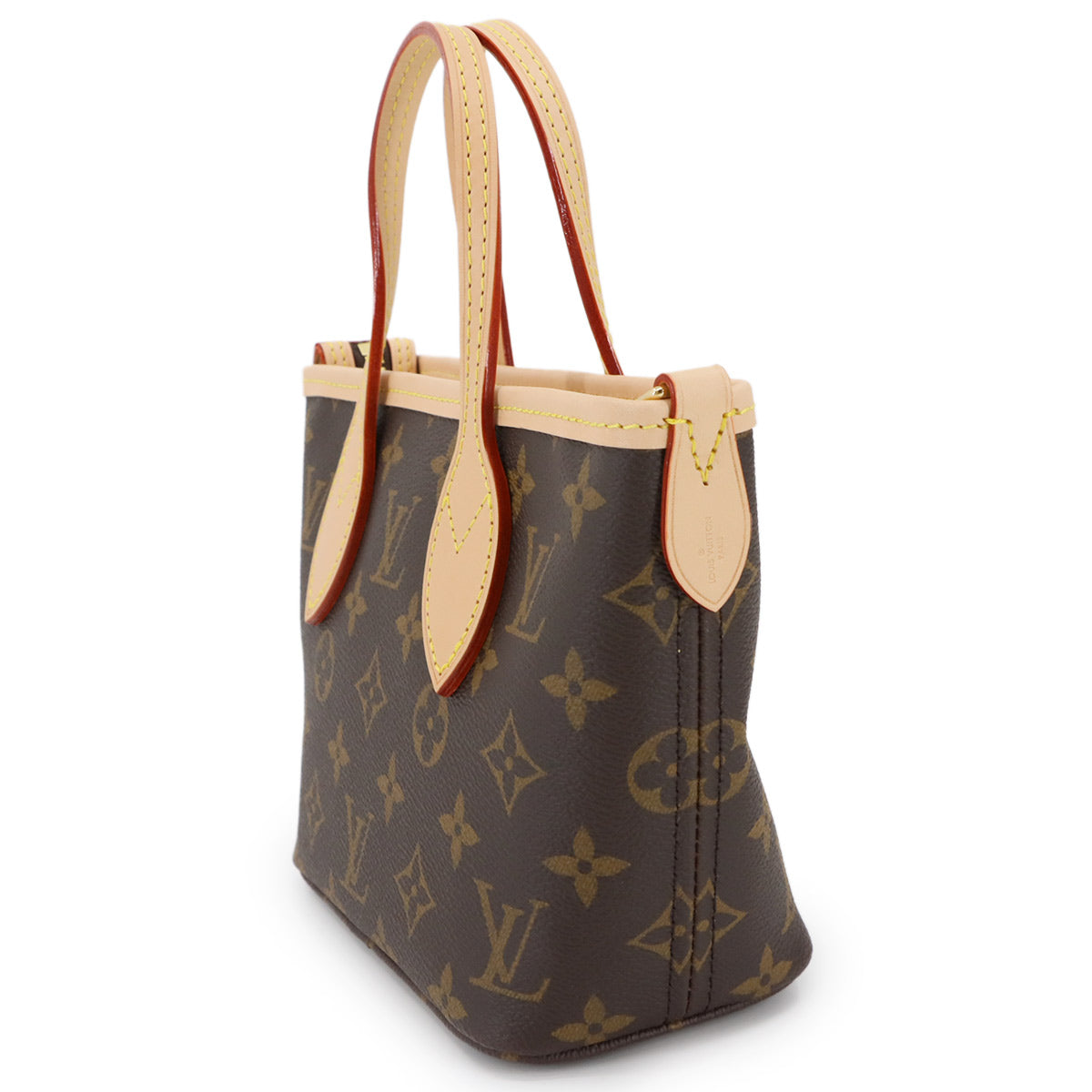 Monogram Neverfull BB Tote Shoulder Bag Brown M46705