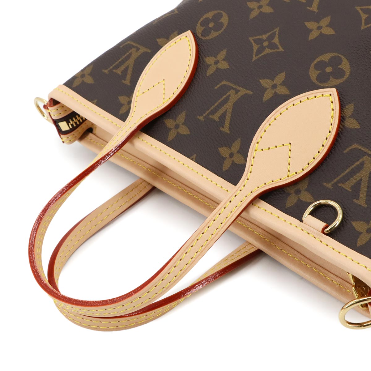 Monogram Neverfull BB Tote Shoulder Bag Brown M46705