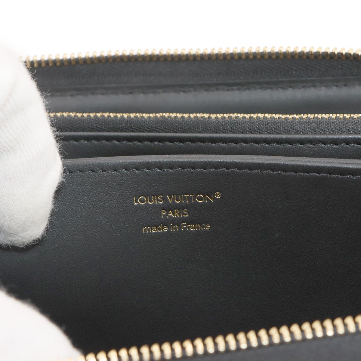 Monogram Coussin Zippy Wallet Leather Noir M81510 Purse