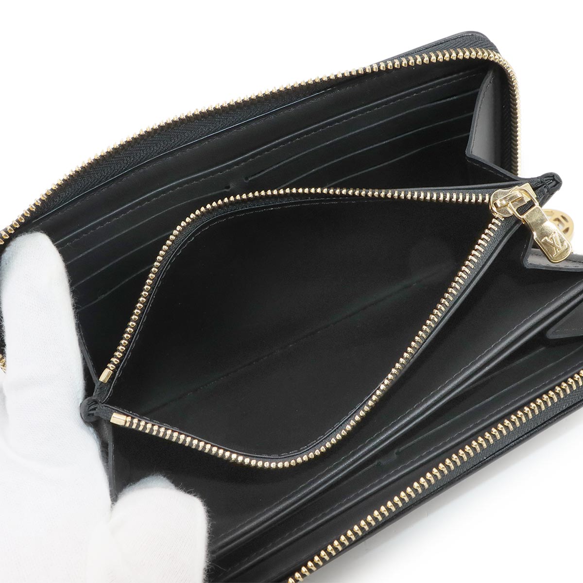 Monogram Coussin Zippy Wallet Leather Noir M81510 Purse