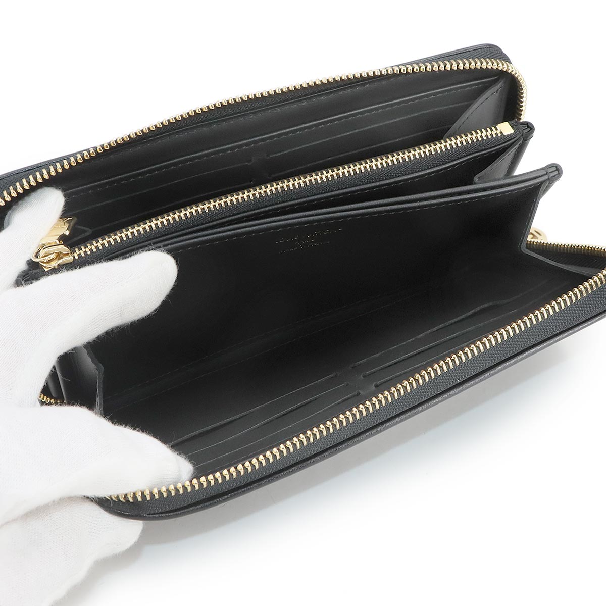 Monogram Coussin Zippy Wallet Leather Noir M81510 Purse