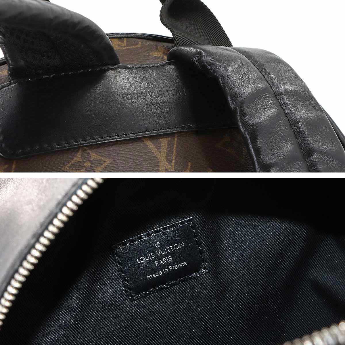 Monogram Macassar Josh Backpack NV Brown Black M45349