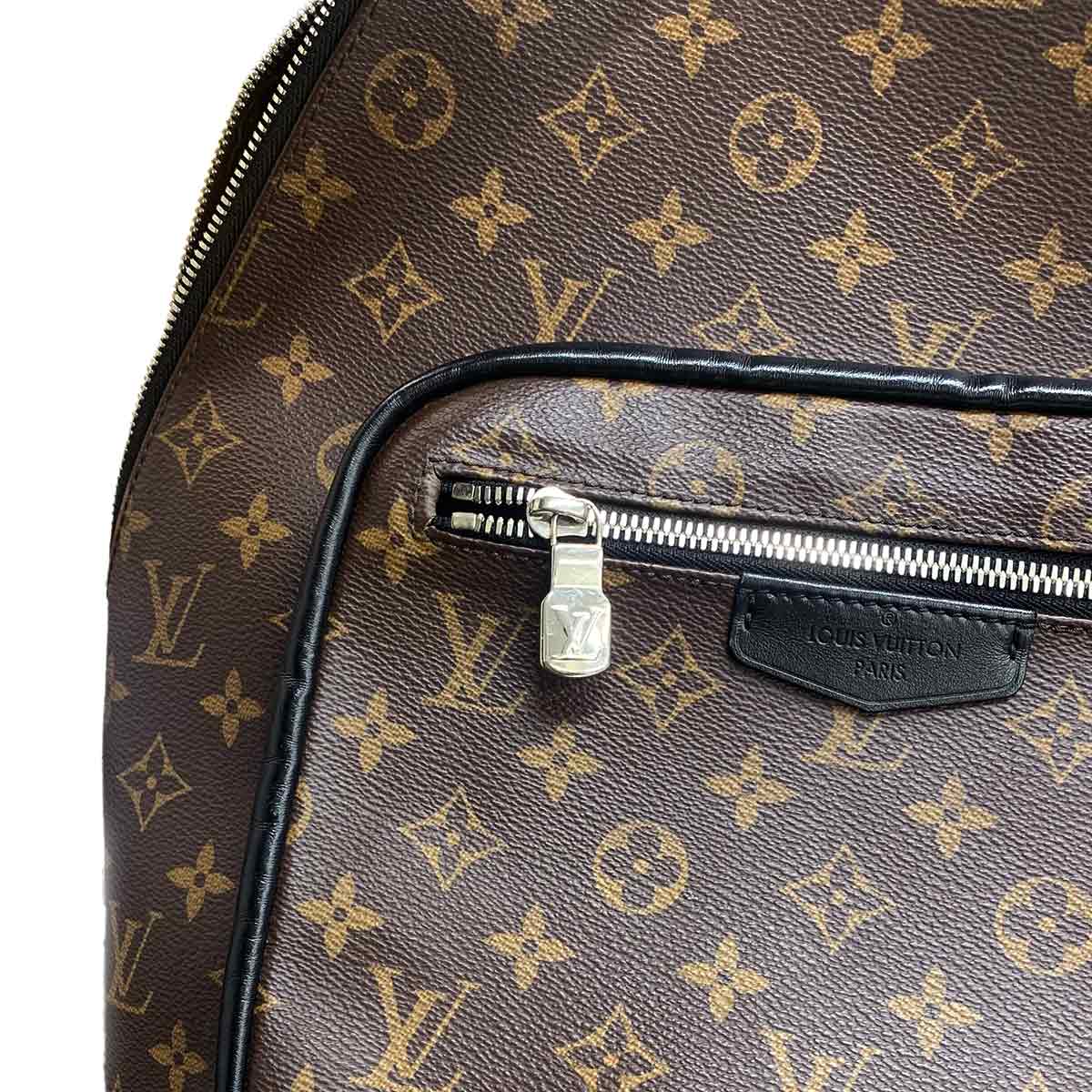 Monogram Macassar Josh Backpack NV Brown Black M45349