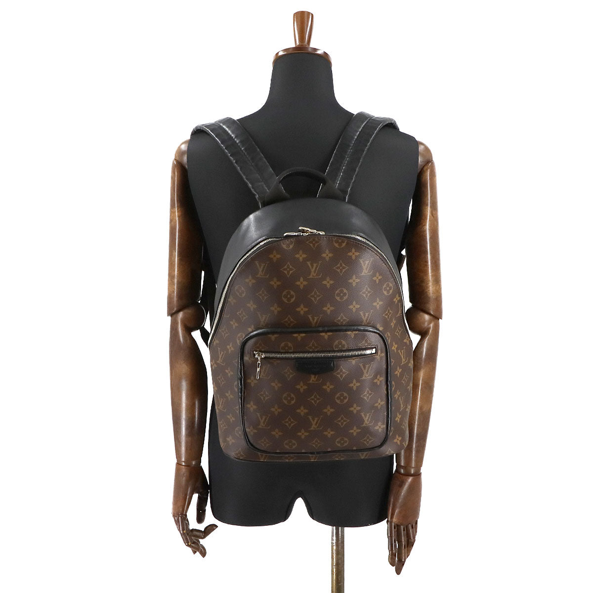 Monogram Macassar Josh Backpack NV Brown Black M45349