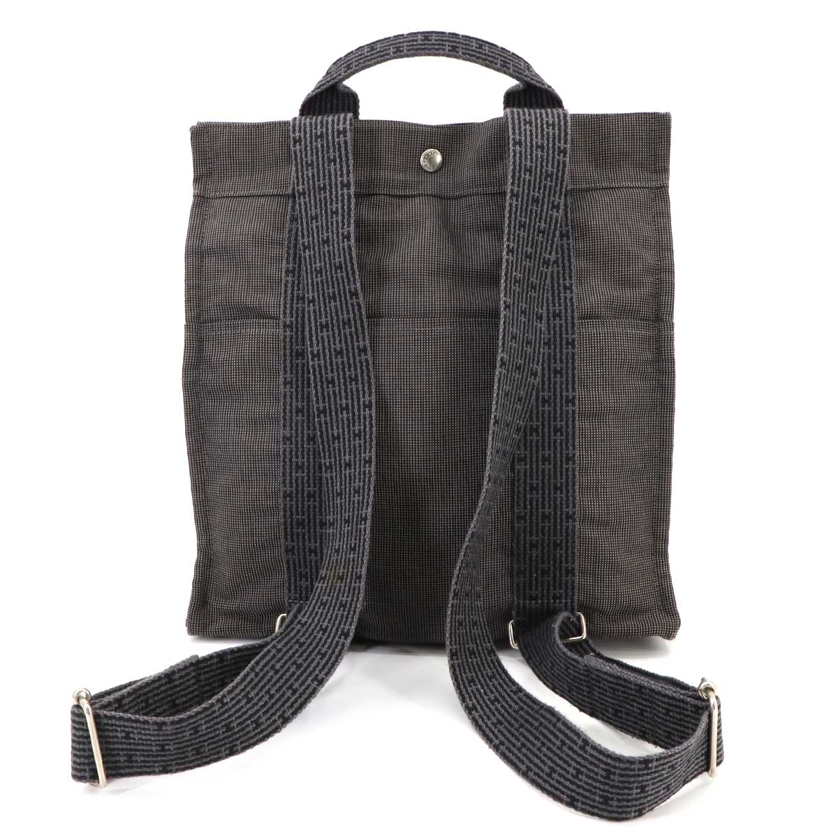Her Line Ad MM Backpack Canvas Gray Purse