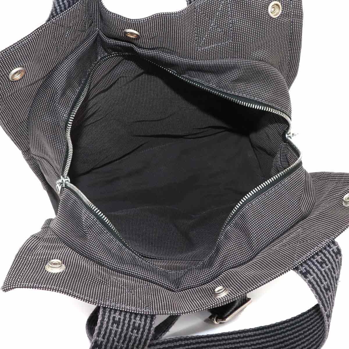 Her Line Ad MM Backpack Canvas Gray Purse