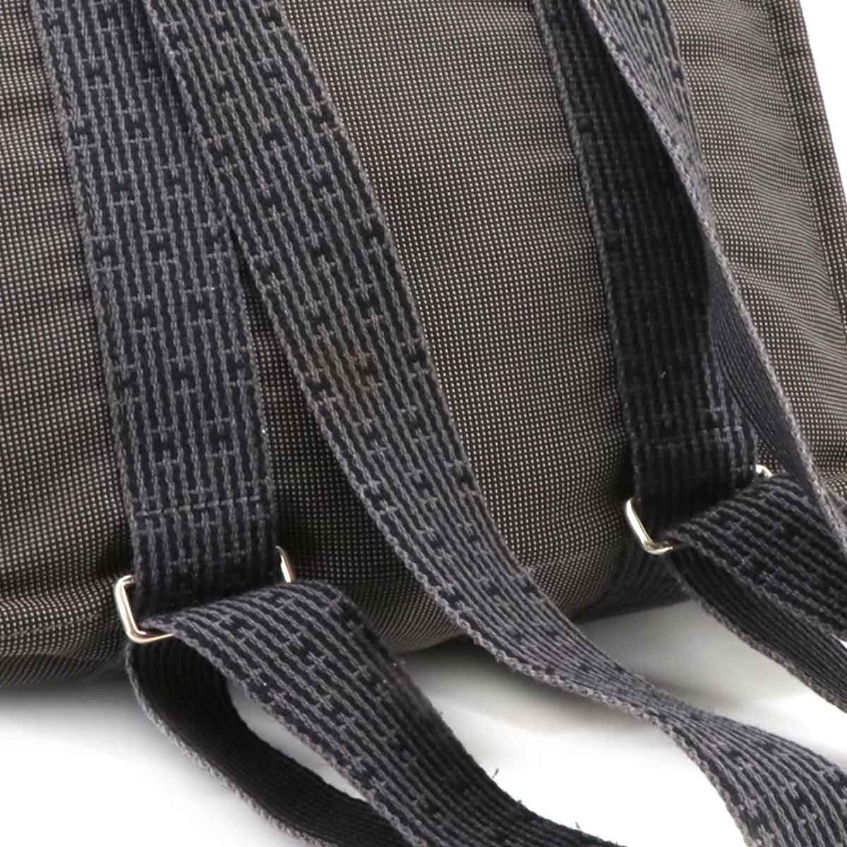 Her Line Ad MM Backpack Canvas Gray Purse