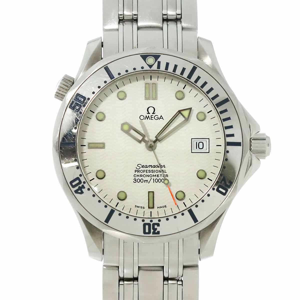Seamaster 300 2532.20 Automatic White Dial Mens Watch