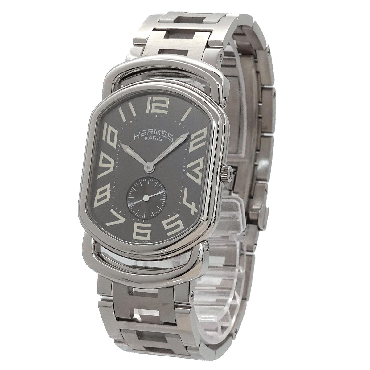 Larry RA1 810 Quartz Gray Dial Mens Whtch