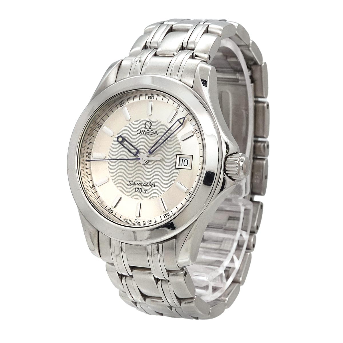 Seamaster 120 2511 31 Date Quartz Silver Dial Mens Watch
