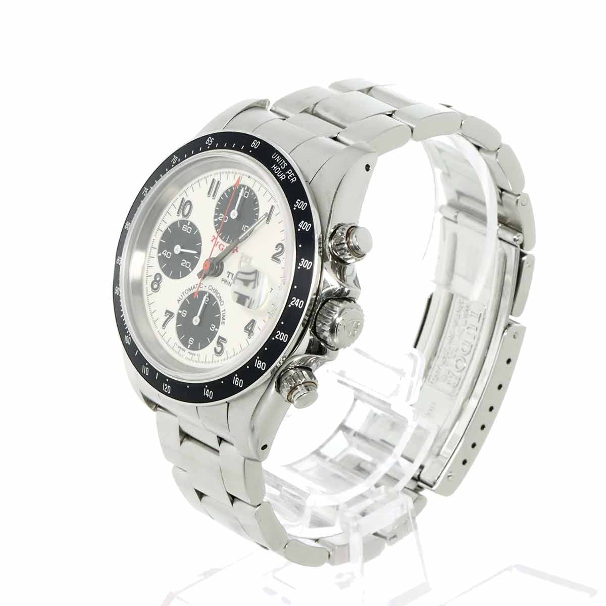 Chrono Time Tiger 79260 Chronograph Date Automatic White Dial