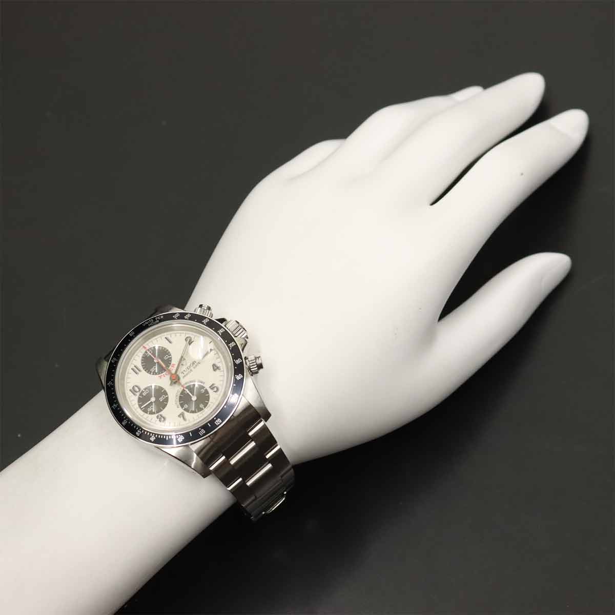 Chrono Time Tiger 79260 Chronograph Date Automatic White Dial