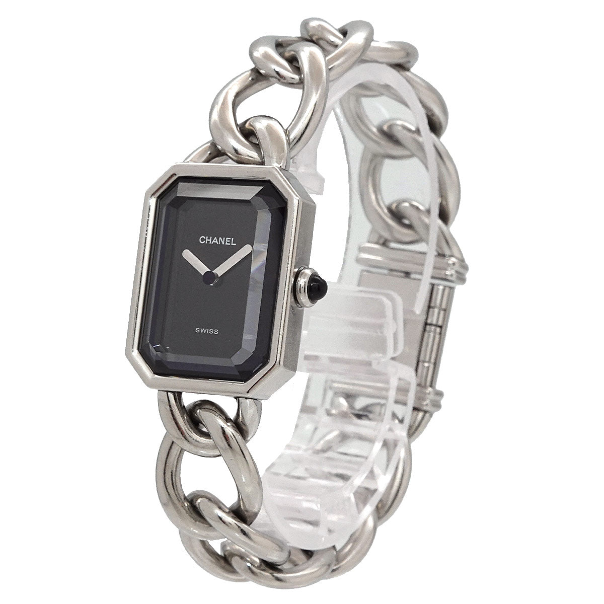 Premiere L Size H0452 Quartz Black Dial Ladies Watch