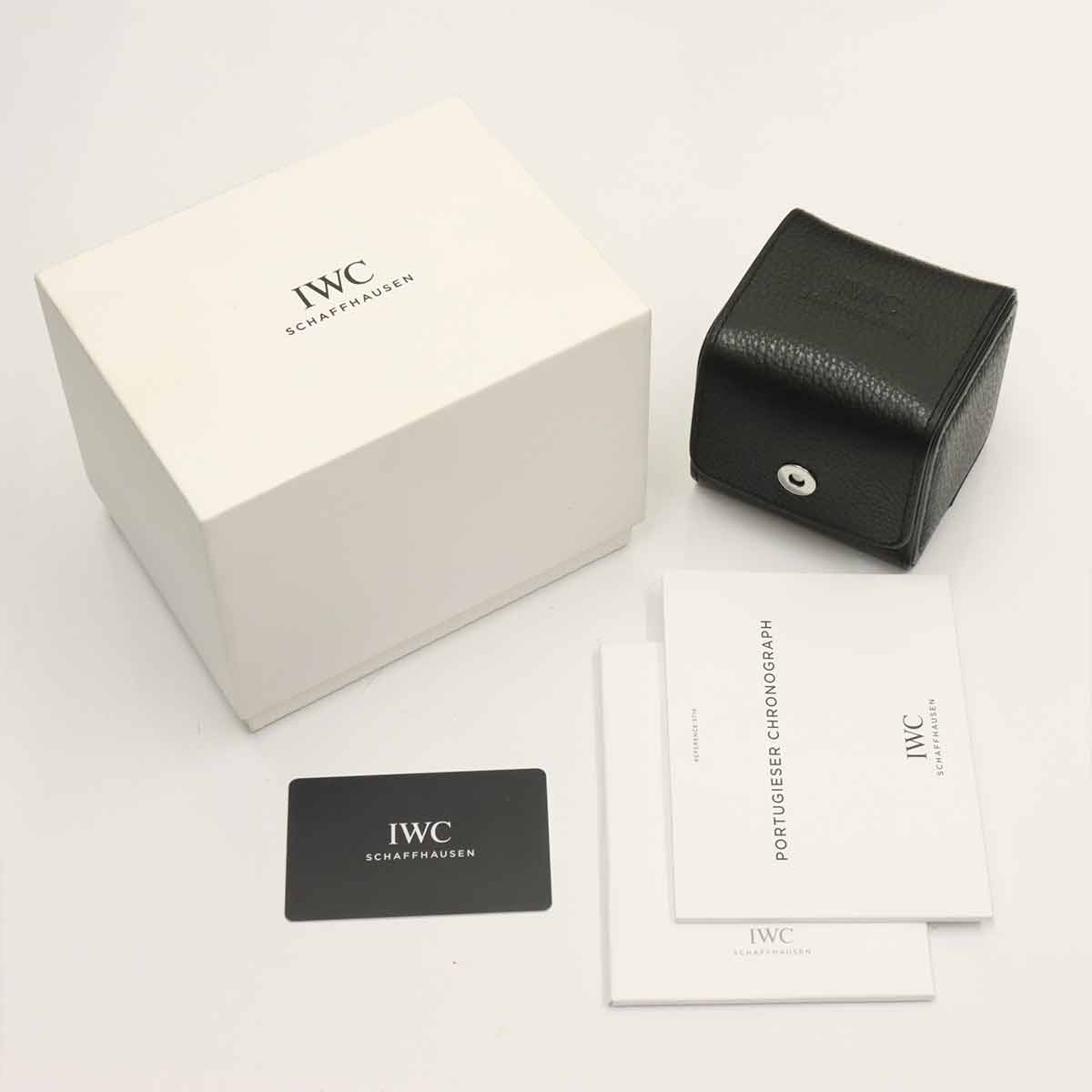 Portugieser Chronograph IW371620 Automatic White Dial Mens Watch