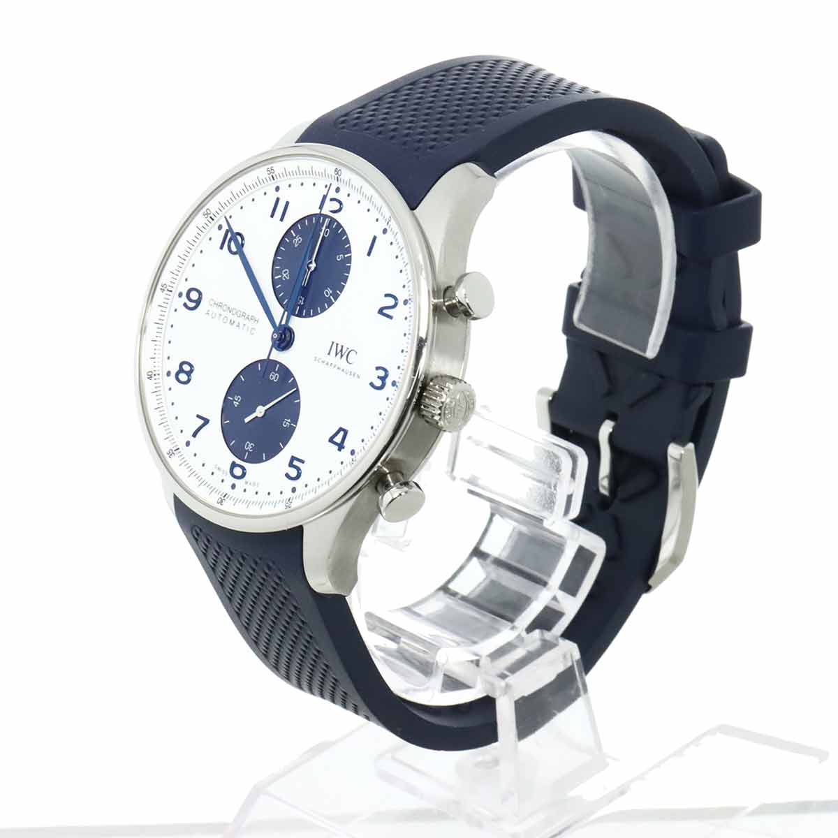 Portugieser Chronograph IW371620 Automatic White Dial Mens Watch