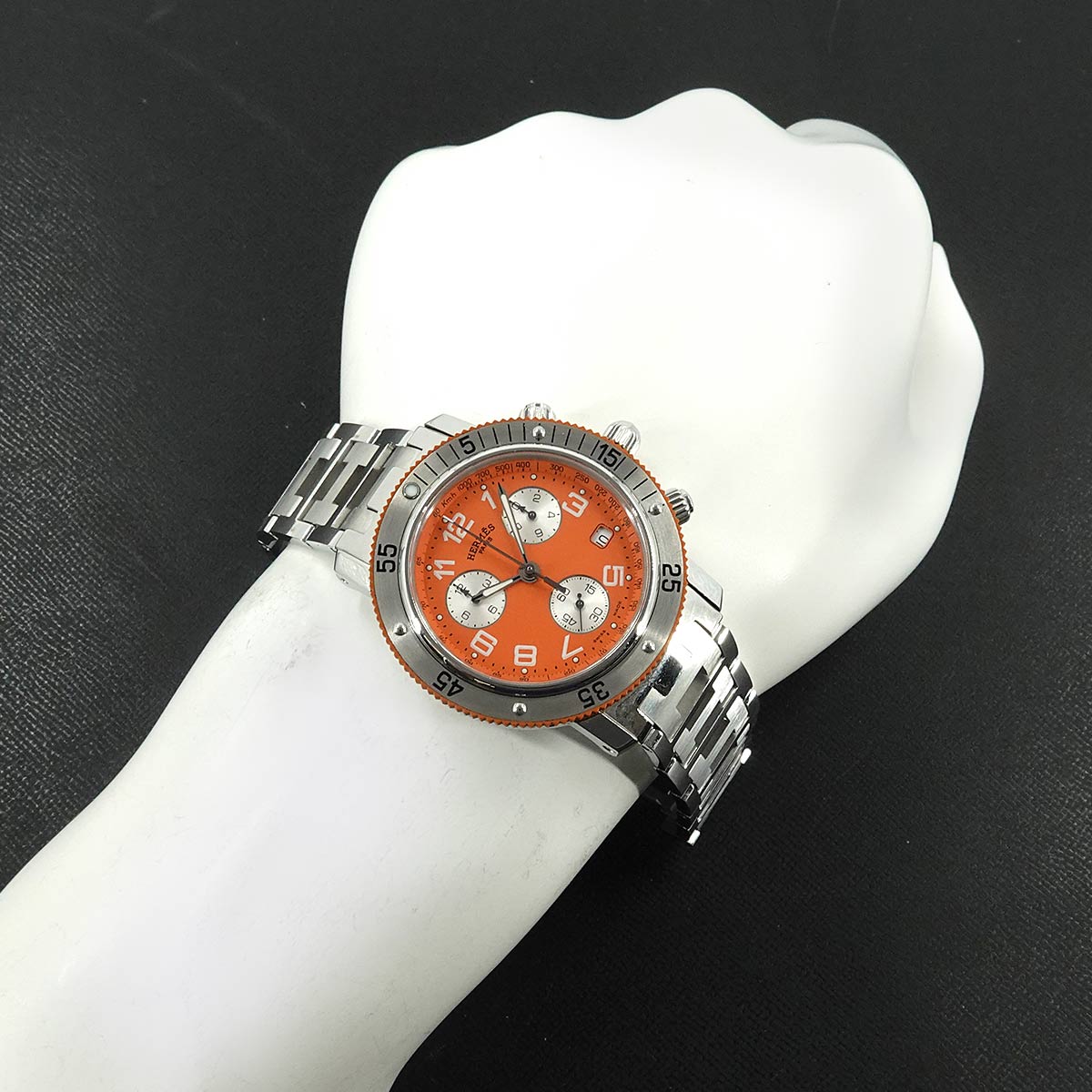 Clipper Diver CL2.916 Chronograph Quartz Orange Dial Mens