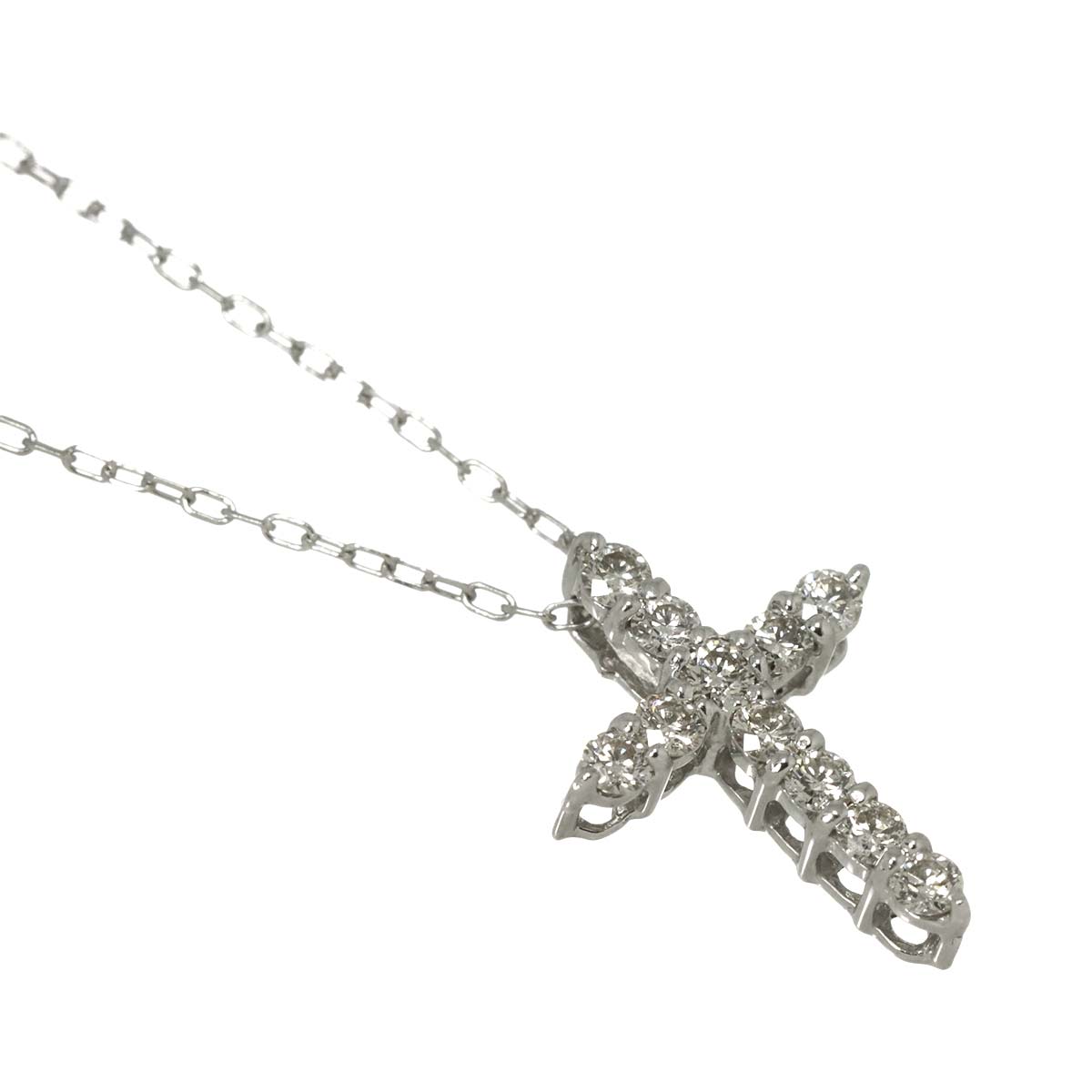 Diamond 0.20ct Necklace 18K WG White Gold 750