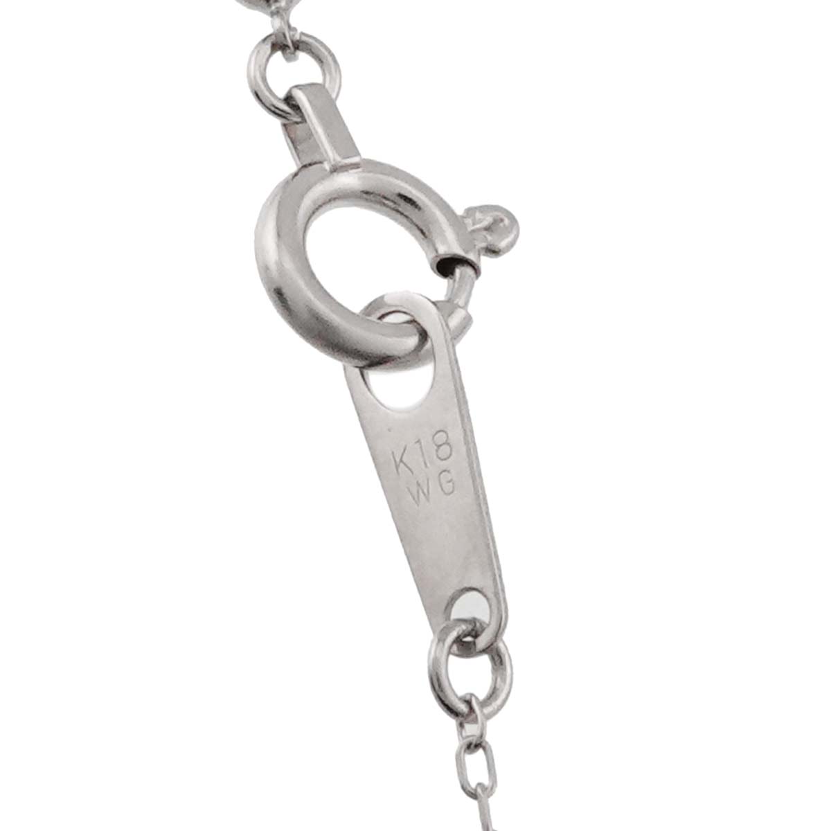 Diamond 0.20ct Necklace 18K WG White Gold 750